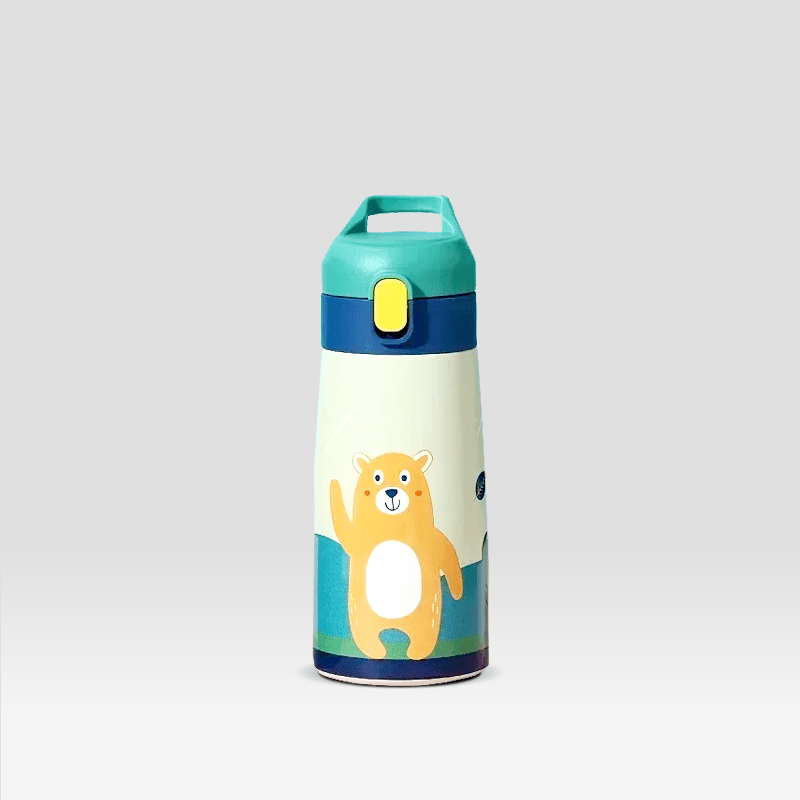 Gourde Enfant Thermos Verte "Ours" Vert / 350ml