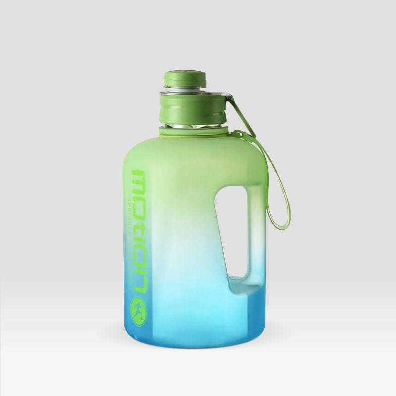 Gourde 2L pour le Sport Verte et Bleue Vert et Bleu / 2.2L