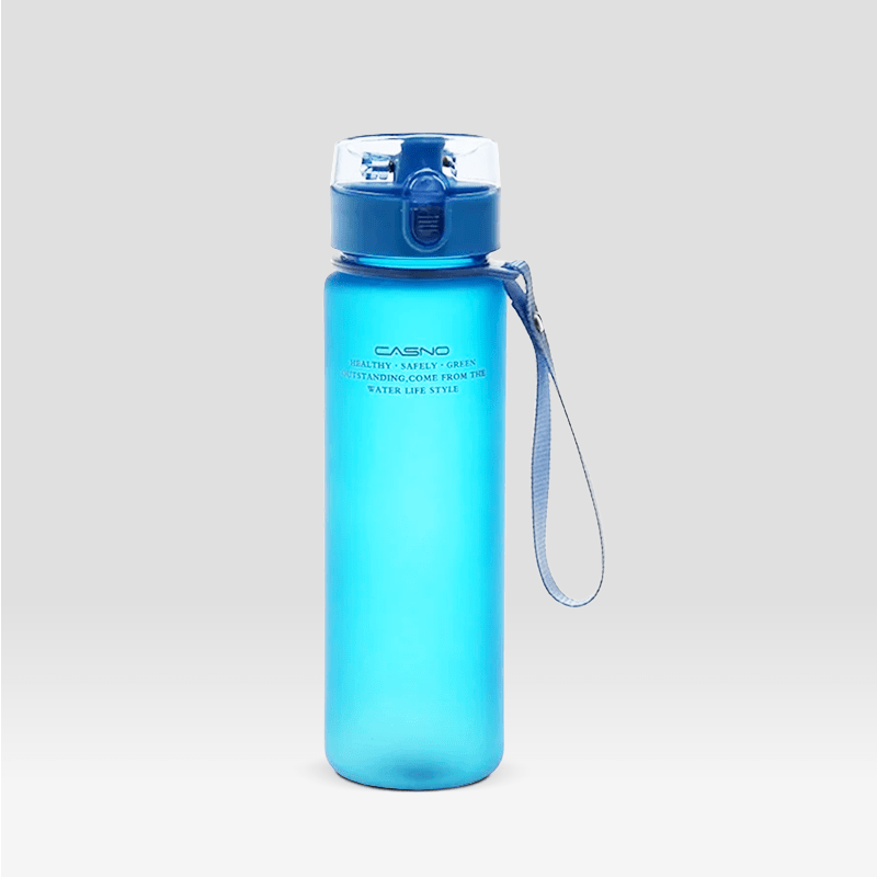 Gourde de Sport | Bleue avec Cordon Bleu / 400ml