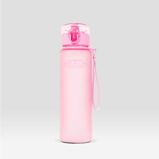 Gourde de Sport | Rose avec Cordon Rose / 400ml